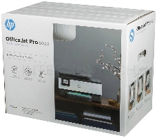 МФУ струйный HP OfficeJet 8023 (1KR64B), принтер/сканер/копир, A4 Duplex WiFi USB RJ-45 черный/белый