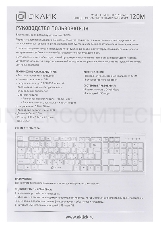 Клавиатура Oklick 120M black Standard USB