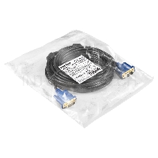 Кабель VGA Pro ExeGate EX-CC-PVGA-15M15M-7.5 (15M/15M, 7,5м, 2 фильтра, позолоченные контакты, экран)