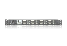 ATEN Single Rail 8-Port DVI FHD LCD KVM Switch