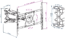 Кронштейн Kromax Atlantis 46 grey