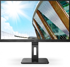 МОНИТОР 27 AOC 27P2C Black с поворотом экрана (IPS, 1920x1080, 75Hz, 4 ms, 178°/178°, 250 cd/m, 50M:1, +HDMI, +DisplayP