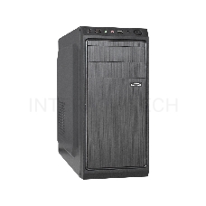 Корпус Miditower ExeGate XP-401 Black, ATX, <без БП>, 2*USB, Audio