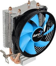 Кулер Aerocool Verkho 2 , до 110W, 2х теплотрубки, PWM, 800-2000 RPM, LGA 1156/1155/1151/1150/775 , FM2/FM1/AM3+/AM3/AM2+/AM2/940/939/754, 2 тепловые