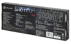 Клавиатура Oklick 969G SHOTGUN механическая черный USB Multimedia for gamer LED