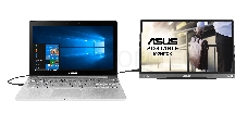 Монитор 15.6 ASUS MB16ACE DarkGrey(IPS, LED, Wide, 1920x1080, 5ms, 178°/178°, 250 cd/m, 800:1, +USB, )