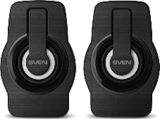 Колонки чёрные Sven 255 (2x3W, RGB подсветка, USB)