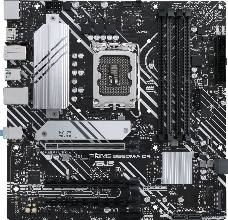 Материнская плата ASUS PRIME B660M-A D4 Soc-1700 Intel B660 4xDDR4 mATX AC`97 8ch(7.1) 2.5Gg RAID+HDMI+DP