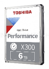 Жесткий диск HDD Toshiba X300 SATA3 6Tb 3.5 7200 256Mb (analog HDWR160UZSVA)