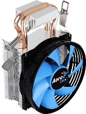 Кулер Aerocool Verkho 2 , до 110W, 2х теплотрубки, PWM, 800-2000 RPM, LGA 1156/1155/1151/1150/775 , FM2/FM1/AM3+/AM3/AM2+/AM2/940/939/754, 2 тепловые