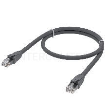 Патч-корд GCR прямой 3.0m UTP кат.6, серый, 24 AWG, ethernet high speed, RJ45, T568B, GCR-52593