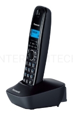 Телефон Panasonic KX-TG1611RUH (серый) {АОН, Caller ID,12 мелодий звонка,подсветка дисплея,поиск трубки}