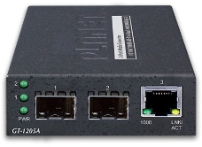 GT-1205A медиа конвертер 1-Port 10/100/1000Base-T - 2-Port Gigabit SFP Switch/Redundant Media Converter