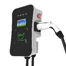 Зарядная станция SOK Green Energy M3W Series Wallbox EV Charger SM3W10732542-7wf, 1-phase,  7kw (32a/ 220v), ocpp 1.6j, rfid, wifi, lan, ip54, кабель 7.5м
