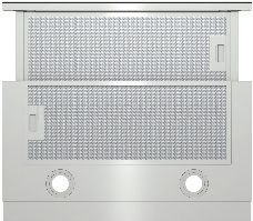 Встраиваемая вытяжка GORENJE, ширина 60 см, сенсорное управление, отвод и рециркуляция, 350 м3/ч, черный цвет