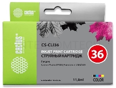 Картридж струйный Cactus CS-CLI36 цветной для Canon Pixma 260 (11,8ml)