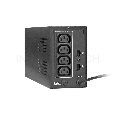 Источник бесперебойного питания ExeGate EP285538RUS Power Back BNB-600.LED.AVR.C13.RJ <600VA/360W, LED, AVR,4*IEC-C13, RJ45/11, Black>