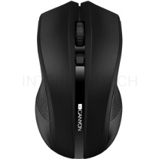 Мышь беспроводная CANYON CNE-CMSW05B, 2.4GHz wireless with 4 buttons, DPI 800/1200/1600, черный