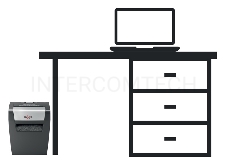 Шредер Rexel Momentum X406 (секр.P-4)/фрагменты/6лист./15лтр./скобы