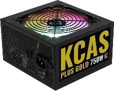 Блок питания Aerocool KCAS PLUS GOLD 750W <750W, ATX v2.4, APFC, Fan ARGB 12cm, 80+ Gold, Retail>