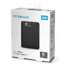 Внешний жесткий диск Western Digital Original USB 3.0 2Tb WDBU6Y0020BBK-WESN Elements Portable 2.5 черный