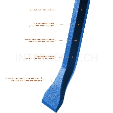 Лом монтажный ЗУБР ТИТАН 21805-150_z01, 1500 мм, 25 мм, шестигранный