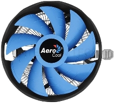 Кулер Aerocool Verkho Plus , до 90W, 128х128х68мм, 1000-2000 об/мин, PWM 4-Pin, 1150/1154/1155/1156/1366/775 , AM4/AM3+/AM3/AM2+/AM2/FM2/FM1