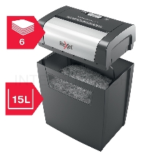 Шредер Rexel Momentum X406 (секр.P-4)/фрагменты/6лист./15лтр./скобы