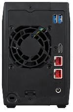Сетевое хранилище ASUSTOR AS5202T 2-Bay NAS/Media player/Intel Celeron J4005 2.0GHz up to 2.7GHz (Dual-Core ), 2GB SO-DIMM DDR4, noHDD(HDD,SSD),/2x 2,5Gb (LAN)/3xUSB3.2,HDMI/4ip camera license ; 90IX0171-BW3S10