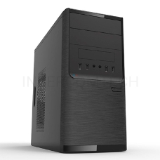 Корпус InWin POWERMAN ES701BK USB 3.0 (Mini Tower, mATX, 450W PM-450ATX, USB 3.0x2, USBx2 + Audio, черный) <6120258>