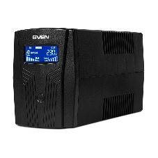 Источник бесперебойного питания SVEN Pro 650 650VA/390W LCD, USB, RJ-45 (2 EURO)