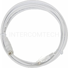 Кабель Патч-корд Lanmaster UTP TWT-45-45-2.0-WH вилка RJ-45-вилка RJ-45 кат.5е 2м белый ПВХ (уп.:1шт)