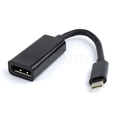 Переходник Cablexpert USB Type-C/DisplayPort, 15см, пакет (A-CM-DPF-01)