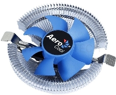 Кулер Aerocool Verkho I , до 90W, PWM 4pin, 1200-2500 PRM, LGA 1150/1151/1155/1156/775, 103x103x45mm, 8cm fan