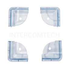 Прозрачные треугольные накладки-протекторы для мебели (4.3*4.3*2.1 см). 4 шт. 