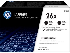 Тонер-картридж HP 26X черный для HP LaserJet M402/M426 (CF226XF) увеличенной ёмкости, двойная упаковка
