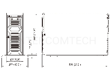Серверный корпус 4U, ATX /E-ATX, Tower,8x3.5