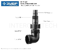 Насос ЗУБР НПГ-Т3-400  профессионал т3 погружной дренажный для грязной воды d частиц до 35мм 400Вт