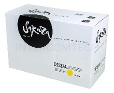 Картридж SAKURA Q7582A для HPColor LaserJet 3800/3800n/3800dn/3800dtn/CP3505n/CP3505dn/CP3505x, желтый, 6000 к.