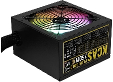 Блок питания Aerocool KCAS PLUS GOLD 750W <750W, ATX v2.4, APFC, Fan ARGB 12cm, 80+ Gold, Retail>