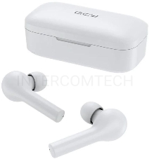Гарнитура вкладыши QCY T5 белый беспроводные bluetooth в ушной раковине
