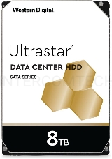 Жесткий диск Western Digital SATA-III 8Tb 0B36404 HUS728T8TALE6L4 Ultrastar DC HC320 (7200rpm) 256Mb 3.5