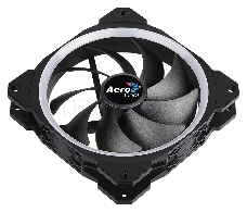 Вентилятор Aerocool ORBIT , 120x120x25мм, 16,8 млн. цветов, RGB подсветка в виде двойного кольца, 3-Pin, 1200 об/мин, 55,9 CFM, 14,1 дБА