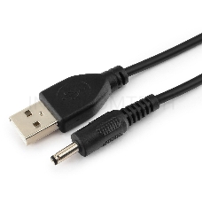 Кабель Gembird/Cablexpert CC-USB-AMP35-6, Кабель USB 2.0 Pro , AM/DC 3,5мм (для хабов), 1.8м, экран, черный, пакет