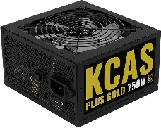 Блок питания Aerocool KCAS PLUS GOLD 750W <750W, ATX v2.4, APFC, Fan ARGB 12cm, 80+ Gold, Retail>