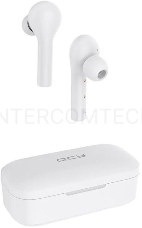 Гарнитура вкладыши QCY T5 белый беспроводные bluetooth в ушной раковине