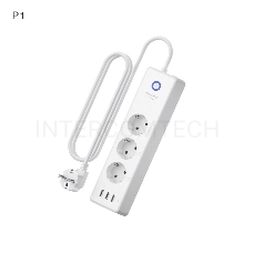 Сетевой фильтр Gosund Smart plug P1, 3 USB outlet, total 3.1A 3 sockets seperate controlled