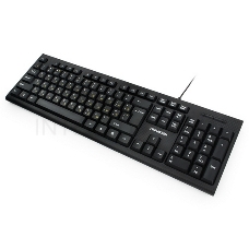 Клавиатура Гарнизон GK-120, USB, черный, поверхность- карбон