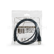 Кабель Gembird/Cablexpert CC-USB-AMP35-6, Кабель USB 2.0 Pro , AM/DC 3,5мм (для хабов), 1.8м, экран, черный, пакет