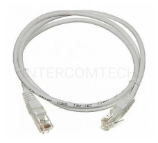 Кабель Patch cord Lanmaster LAN6-45-45-3.0-GY 3м UTP Cat 6 Grey